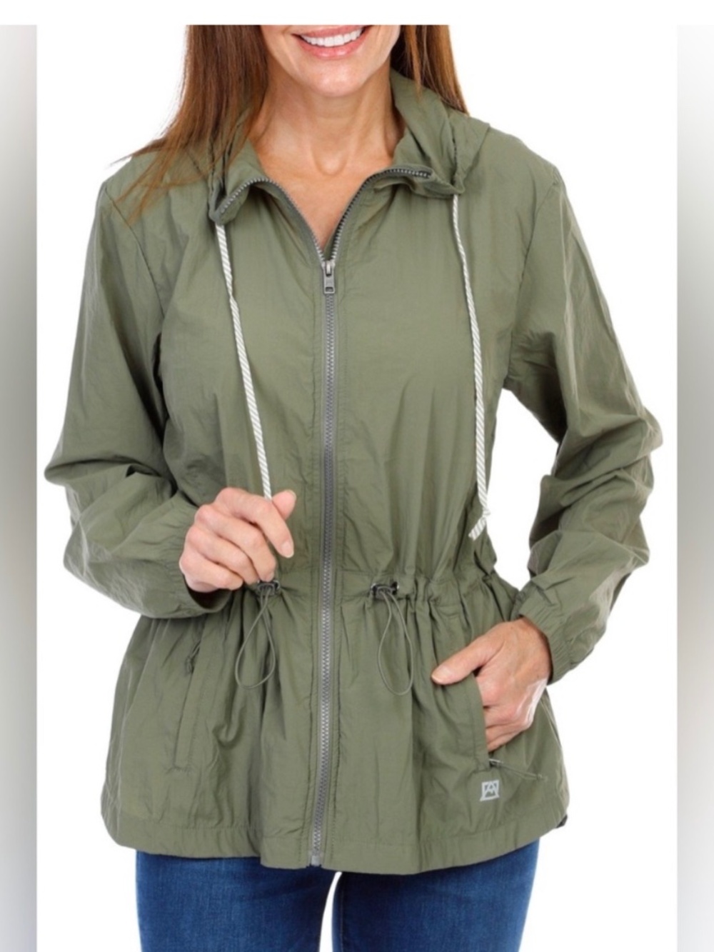Avalanche Dusty Olive Lightweight Hooded Jacket